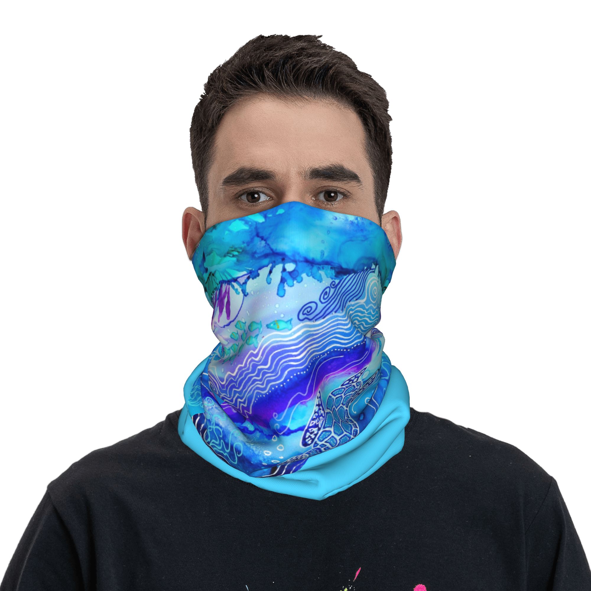 カスタムオーシャンタートルダイブ冬用ヘッドバンドネックウォー - Neck Warmer Tube のレビューと価格