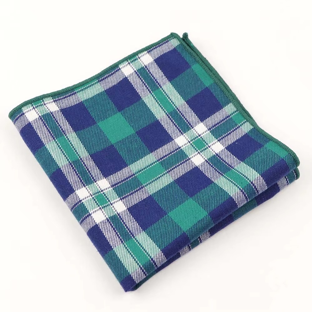 メンズコットンハンカチ織りカラフルなプリントチェック柄ポケッ - Handkerchief Cotton Men のレビューと価格