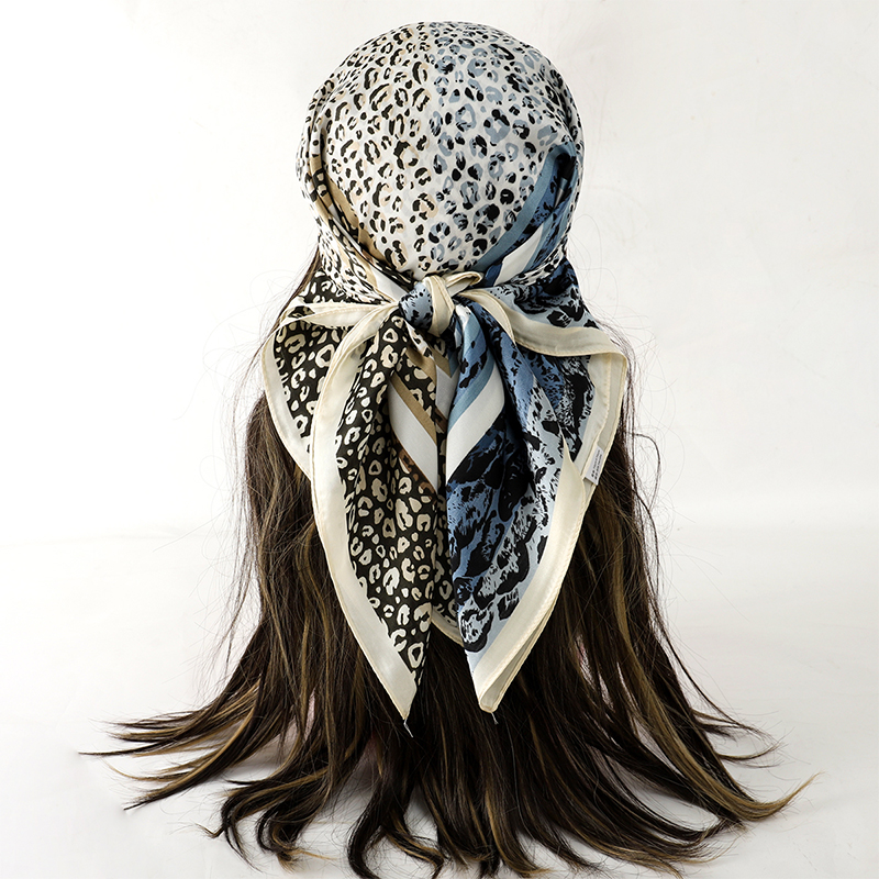 女性用サテンヒジャーブスカーフ,髪用,シルク,ワイド,正方形 - Scarf Silk Square のレビューと価格