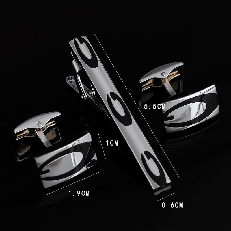 カフリンクスとアクセサリーのセット,結婚披露宴用の豪華な高品 - Tie Bar Set Gift のレビューと価格