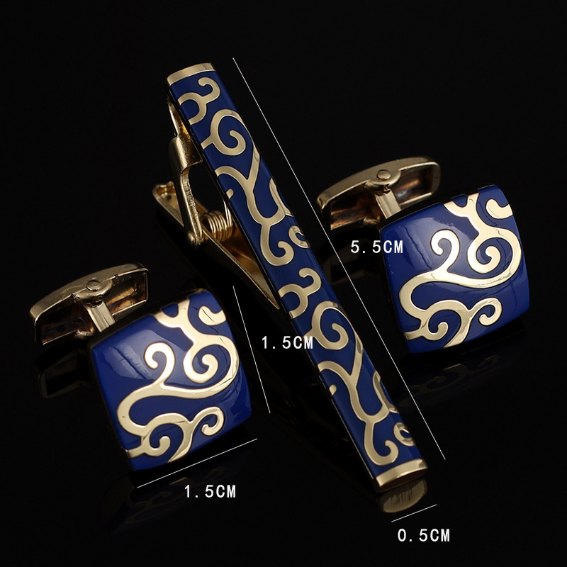 カフリンクスとアクセサリーのセット,結婚披露宴用の豪華な高品 - Tie Bar Set Gift のレビューと価格