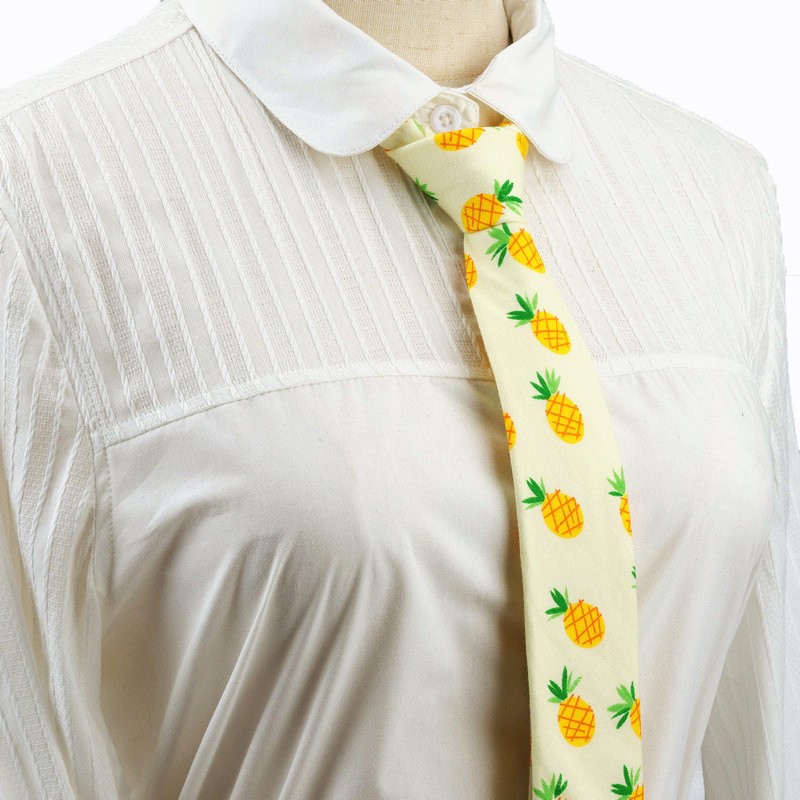 かわいいカラフルな甘いファッションネクタイ女性スキニーコット - Skinny Tie Men のレビューと価格