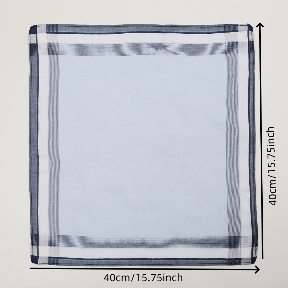 メンズ純綿先染めハンカチ、昔ながらのノスタルジックな薄いハン - Handkerchief Cotton Men のレビューと価格