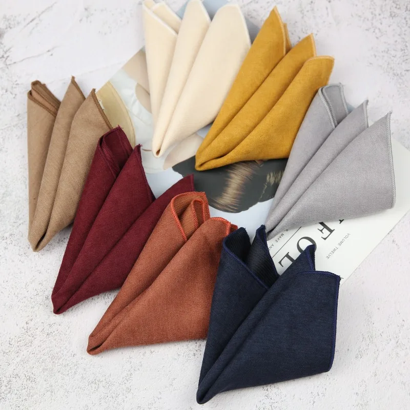 24 センチメートルメンズビジネスポケットスクエア無地ハンカ - Pocket Square Set のレビューと価格