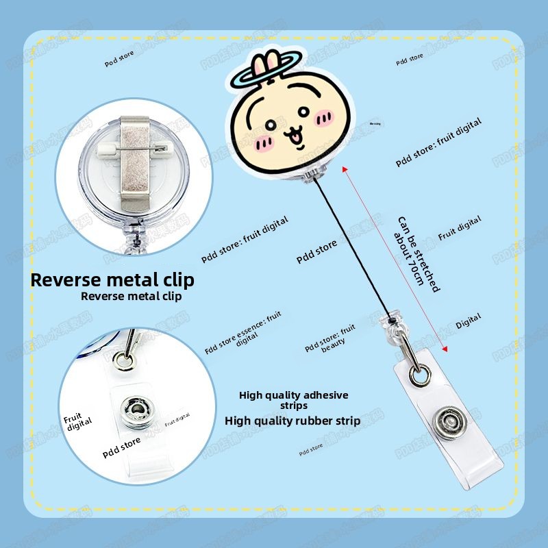 jiyi 格納式バッジリール かわいい ID カードホルダー - Lanyard Badge Holder のレビューと価格