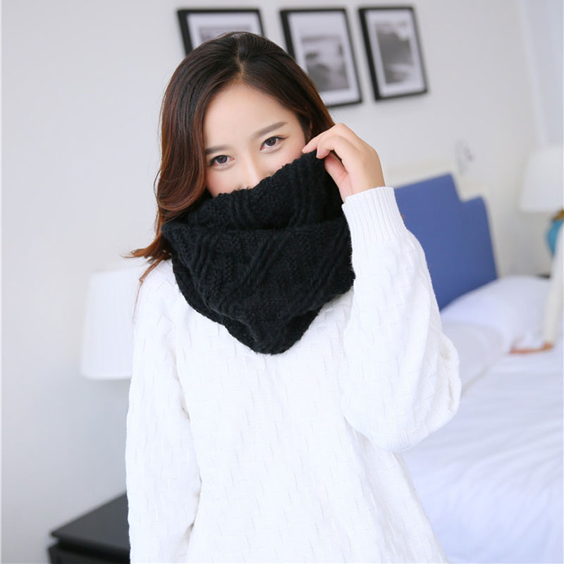 ユニセックスの丸いニットスカーフ,クラシックなファッション, - Infinity Scarf Knit のレビューと価格