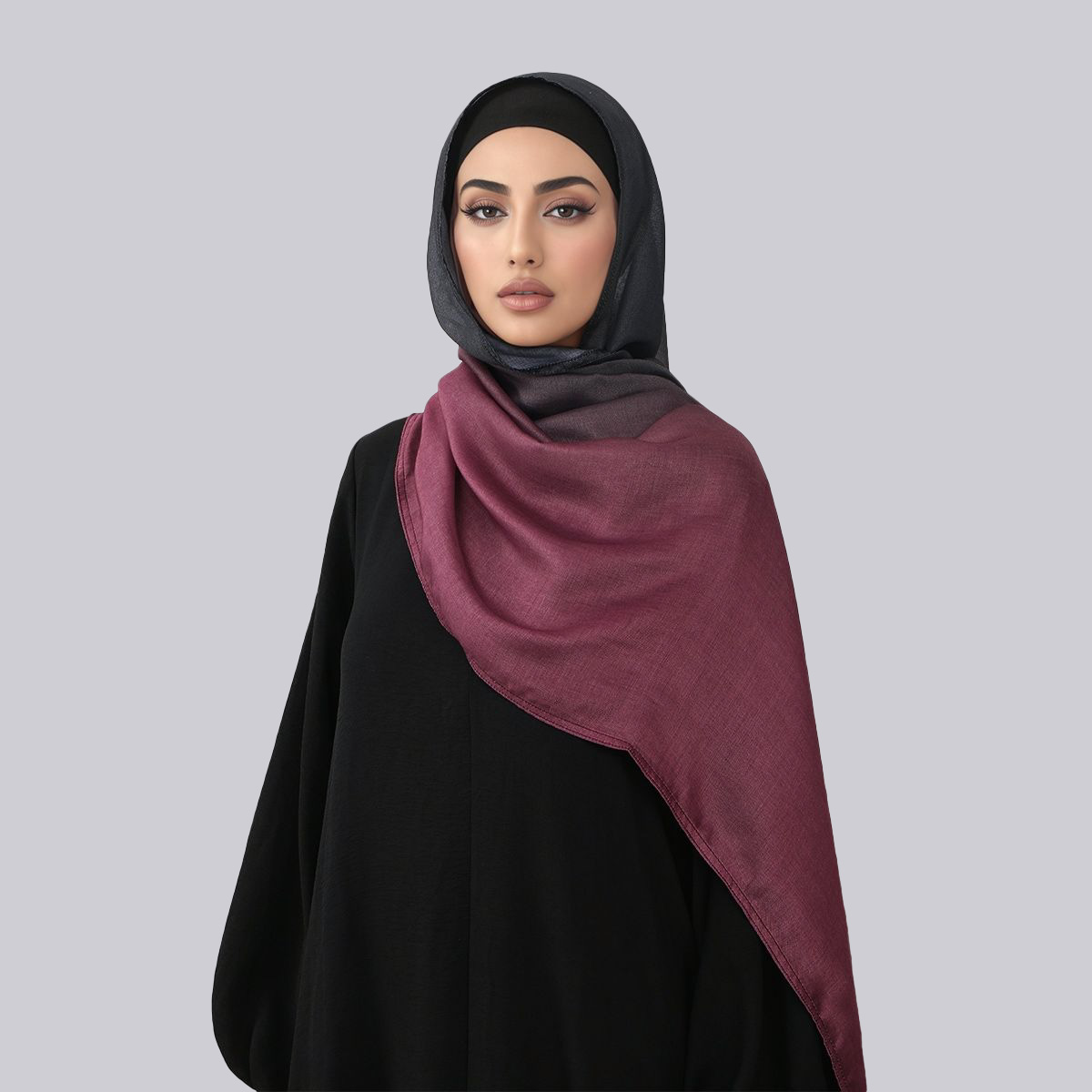 女性用グラデーションコットンレーヨンヒジャブスカーフ、高品質 - Head Wrap Turban のレビューと価格